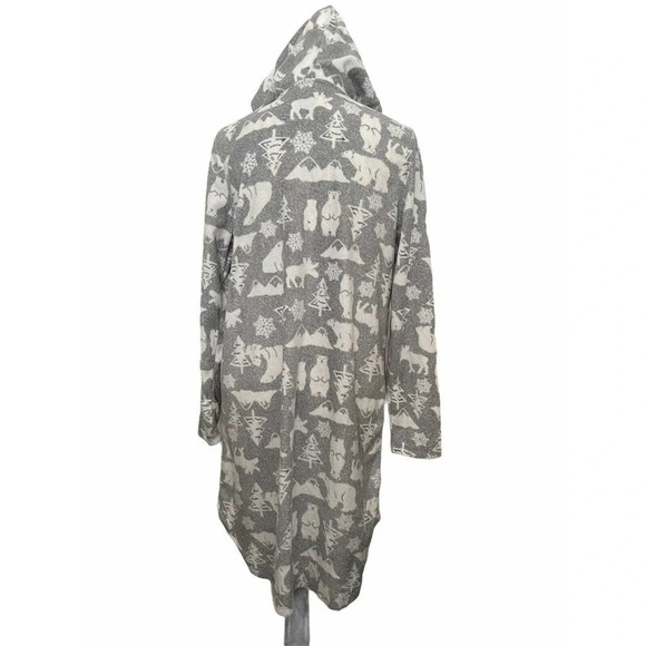 Jane and Bleecker Hooded Lounger Sleepwear Size Medium NWT - Picture 5 of 8